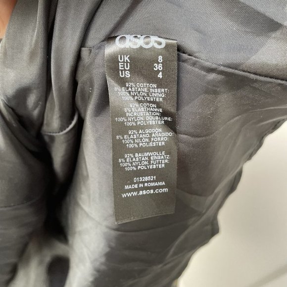 ASOS A-Line floral dress with crinolin size 4 - Picture 9 of 9